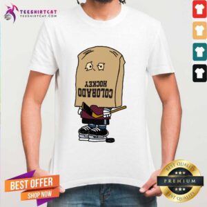 Awesome Colorado Hockey Bag Of Shame Hockey T-Shirt
