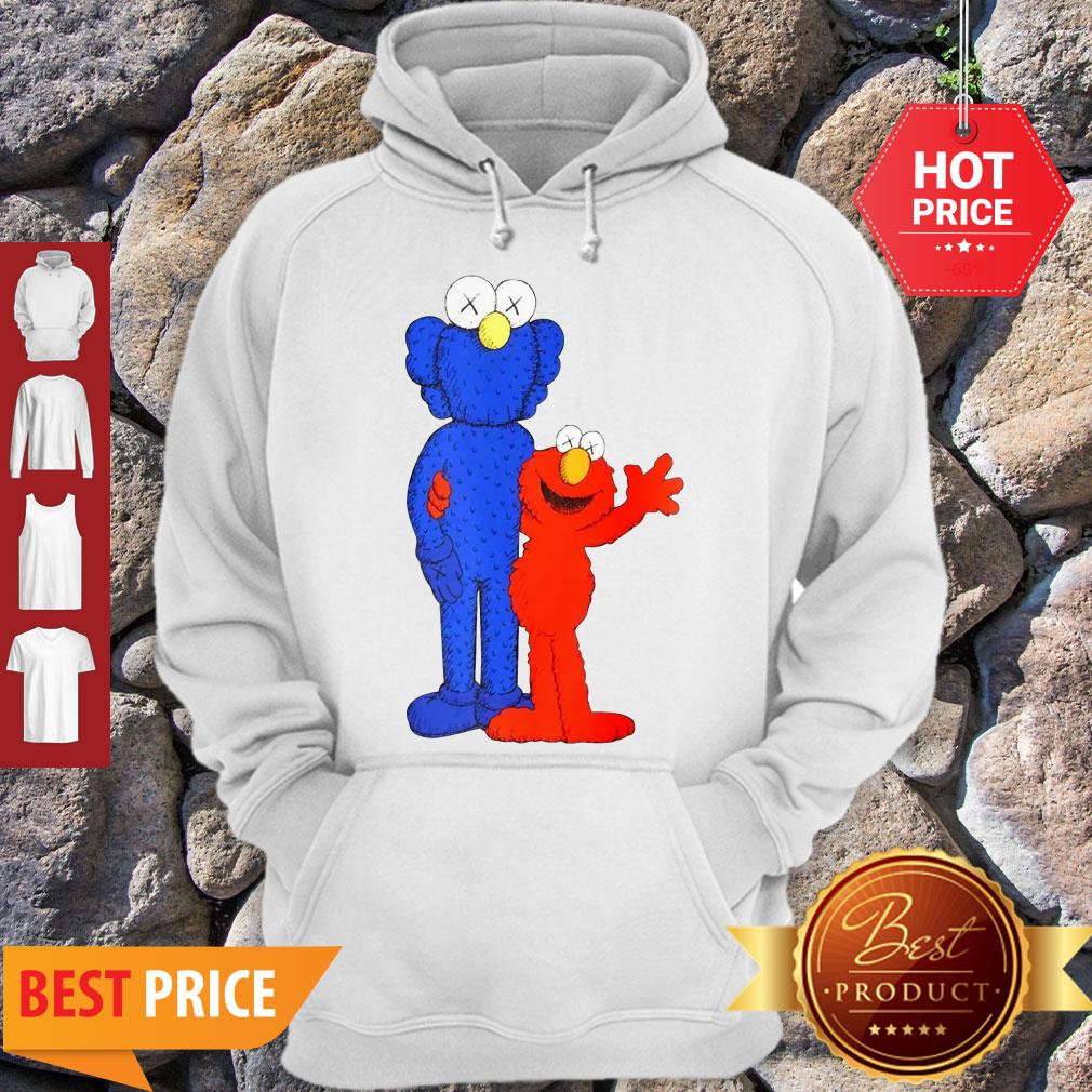 Official Elmo And Cookie Monster Muppet KAWS Style Shirt