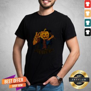 Pumpkin Zombie Man Halloween Day Shirt