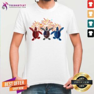 Independence Day 4th July Turtle Shirt