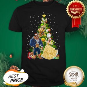 Good Beauty And The Beast Christmas Tree Shirt