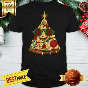 Pizza Christmas Tree Shirt