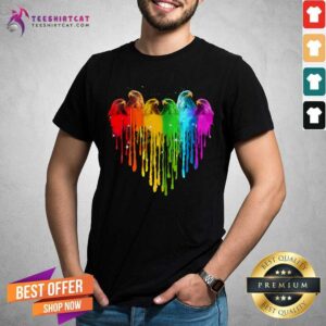 LGBT Eagle Heart Watercolor Shirt