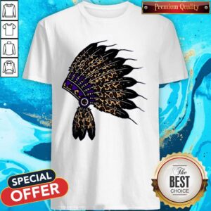 Native American Feather Hat Shirt