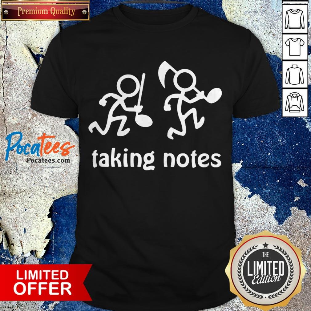 Awesome Music Taking Notes Shirt