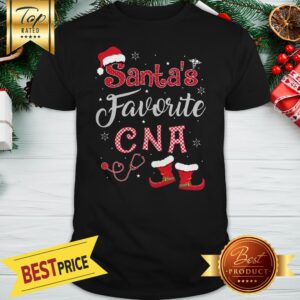 Nice Santa’s Favorite CNA Christmas Shirt