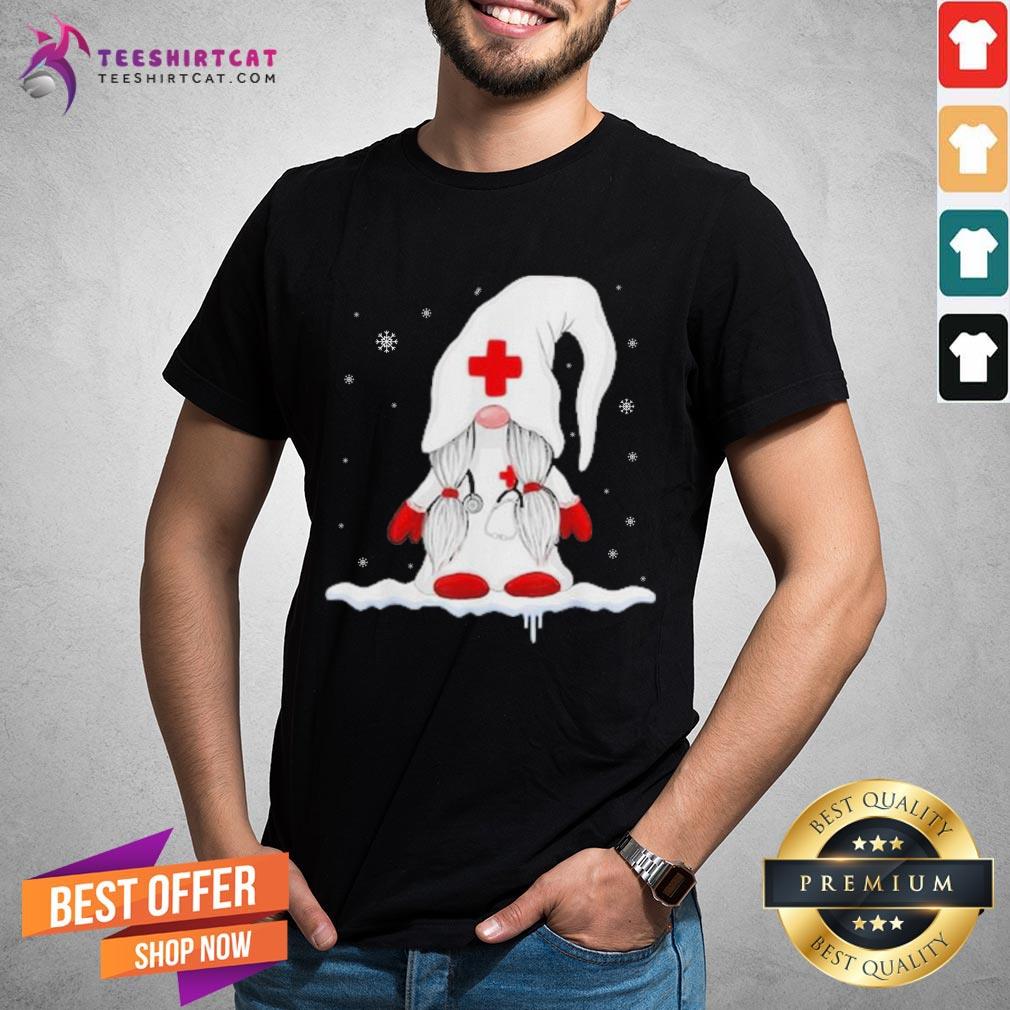 Awesome Gnome Nurse Christmas Sweater Shirt