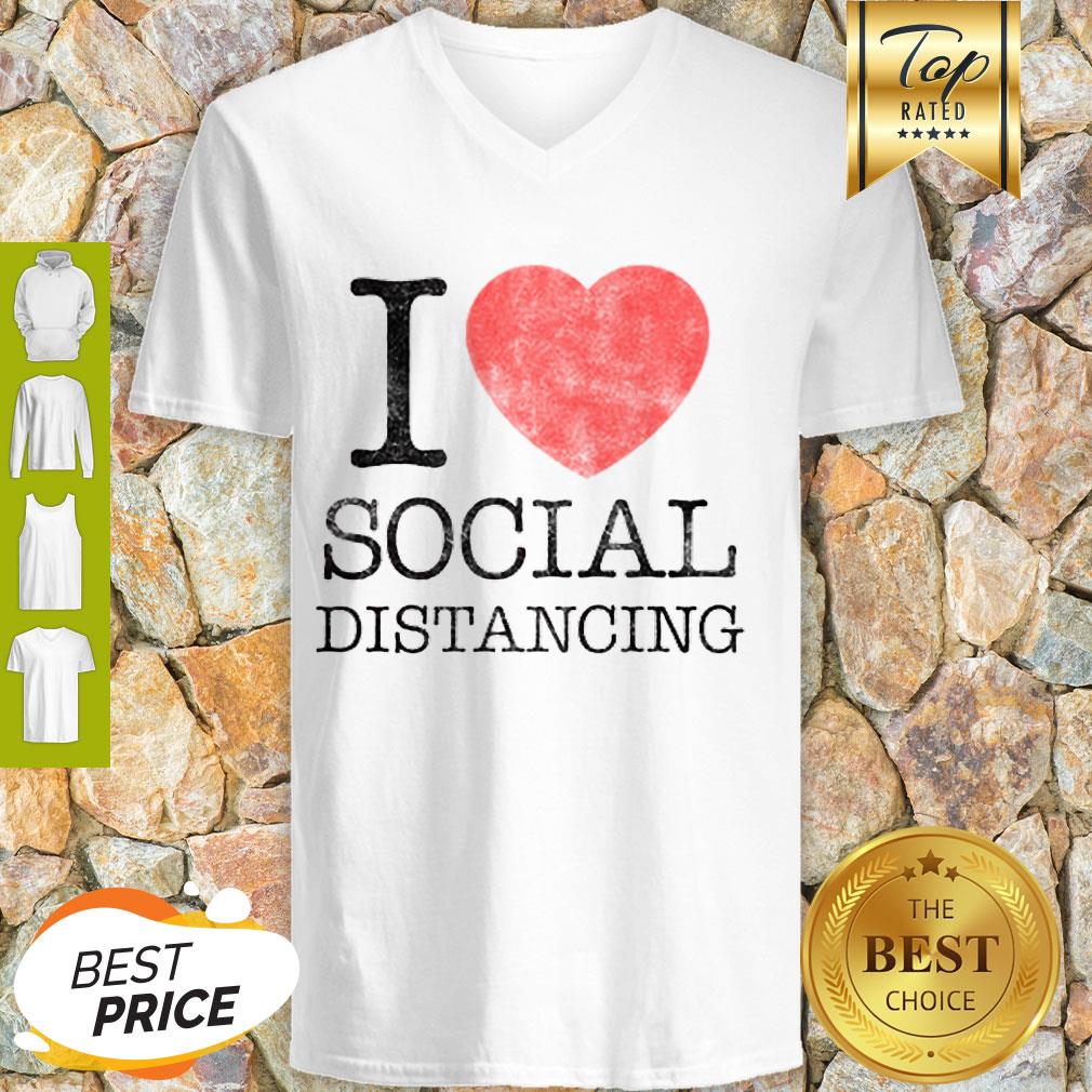 Awesome I Love Social Distancing Shirt