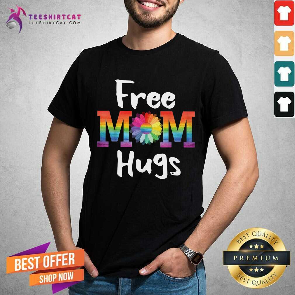 Awesome LGBT Free Mom Hugs Shirt