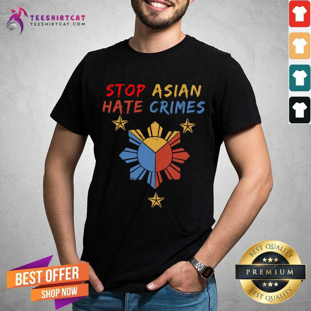 Awesome Stop Asian Hate Crime Star Shirt