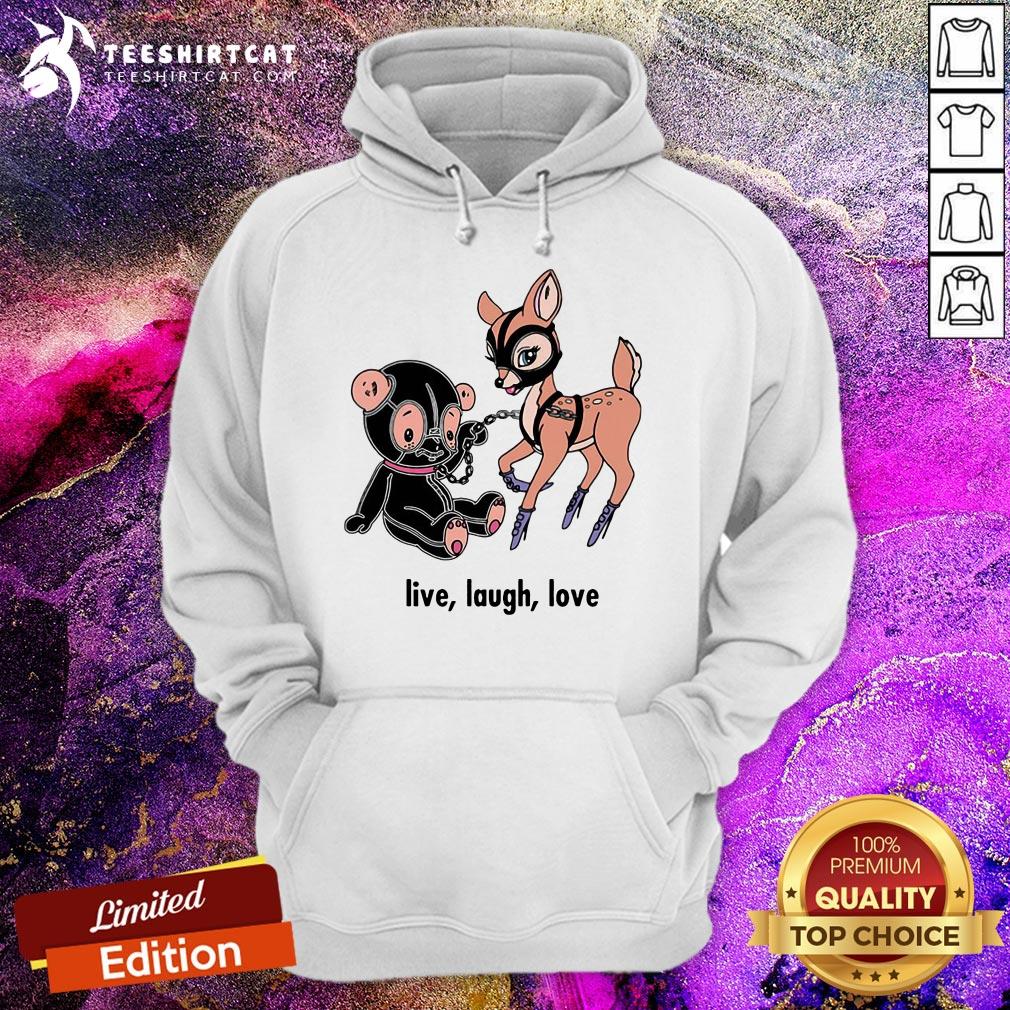 Bear And Deer Live Laugh Love Shirt