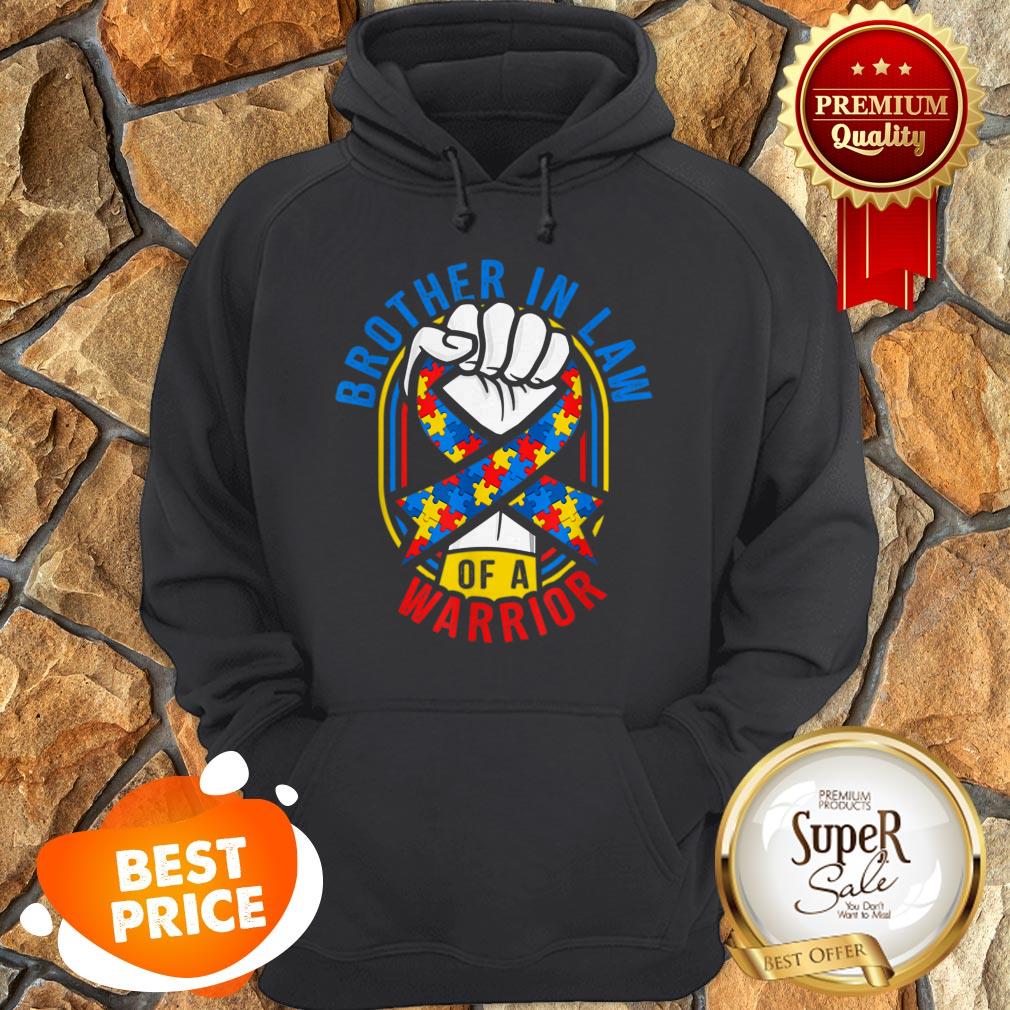 Brother In Law Of A Warrior Autism Awareness Matching Shirt