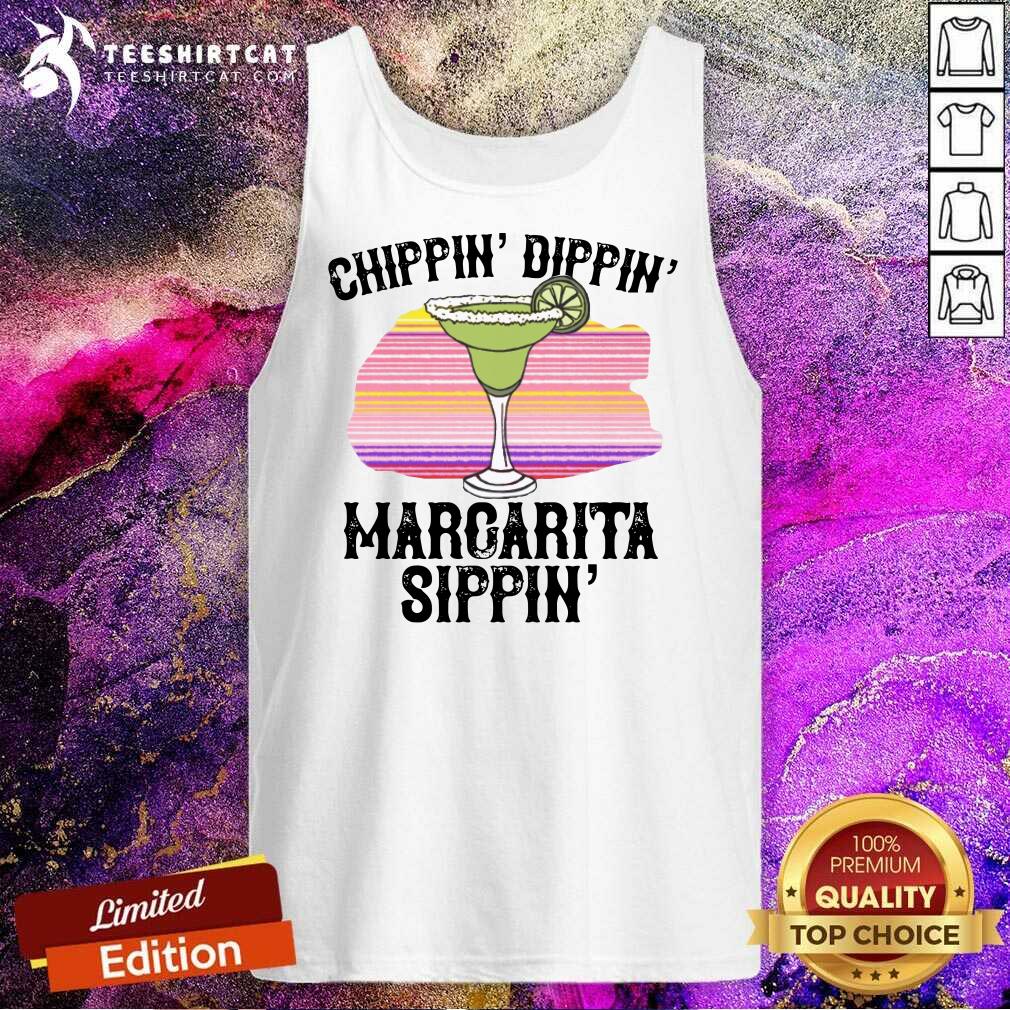 Colorful Chippin Dippin Margarita Sippin Shirt