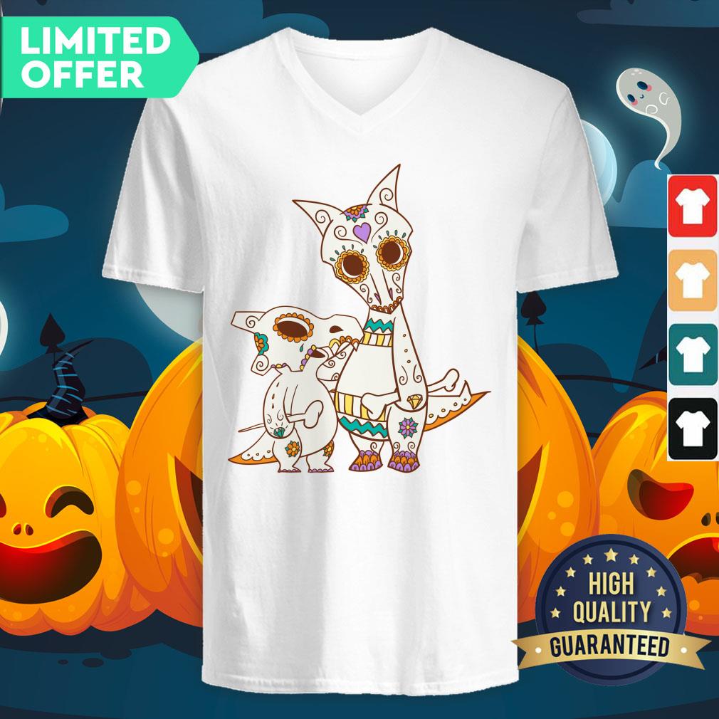 Cubone And Mama Pokemuerto Day Of The Dead Shirt