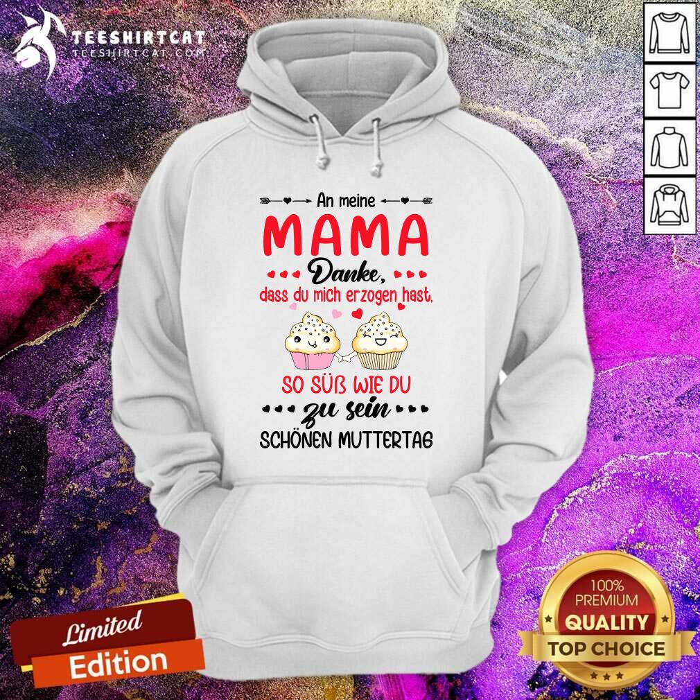 Cute Mama Danke Zu Sein Name Heir Cupcake Shirt