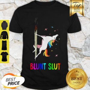 Premium Unicorn Blunt Slut Smoking Shirt