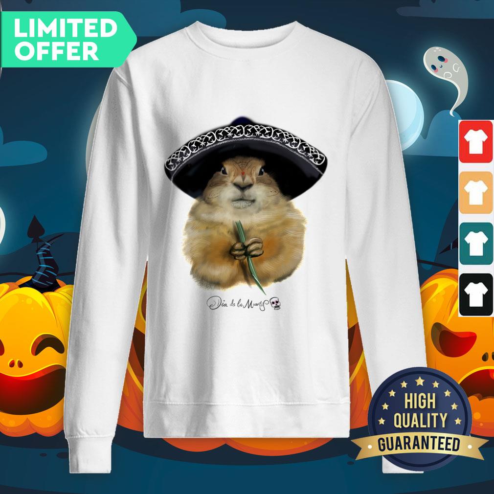 Day Of The Dead Dia De Los Muertos Sugar Skull Prairie Dog Shirt