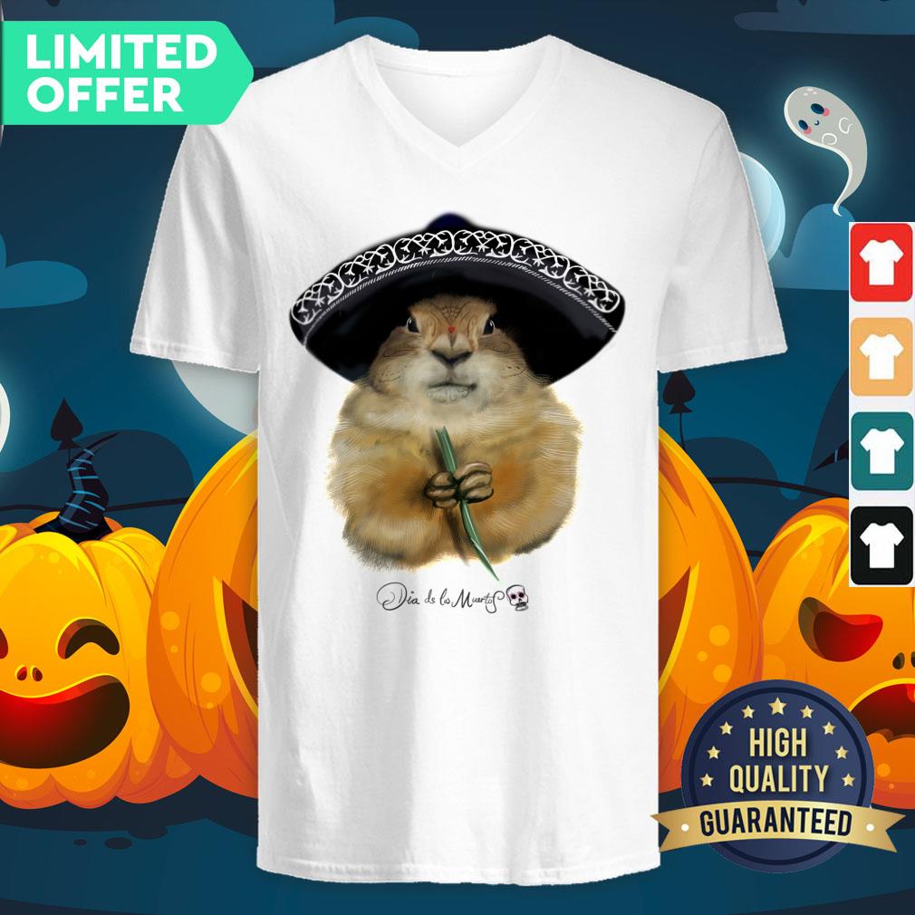 Day Of The Dead Dia De Los Muertos Sugar Skull Prairie Dog Shirt