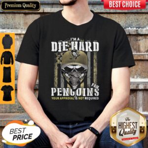 Skull I’m A Die Hard Fan Pittsburgh Penguins Your Approval Is Not Required American Flag Independence Day Shirt
