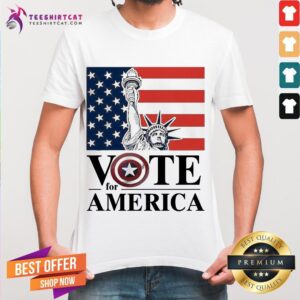 Awesome Vote For American Flag Shirt