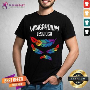 Beautiful Lgbt Pride 2021 Lesbian Wingaydium Lesbiosa Shirt