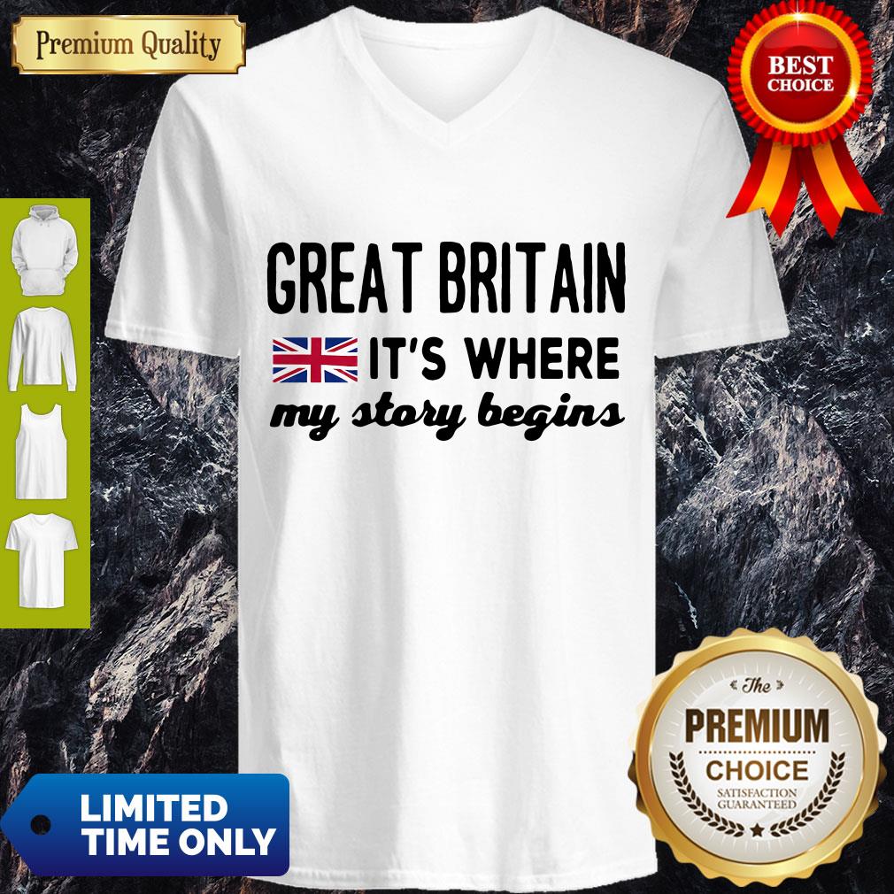 England Great Britain Its Where My Story Begins Shirt