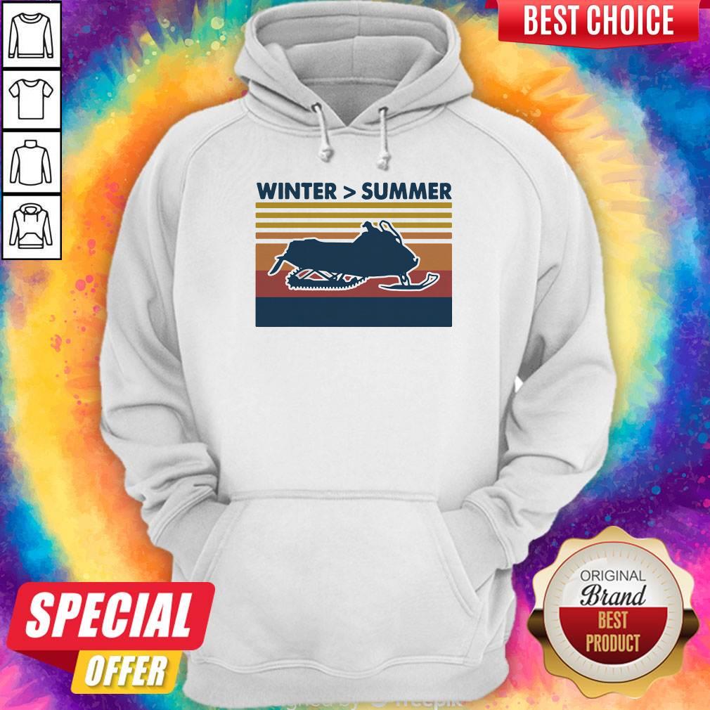Excellent Snowmobile Winter Summer Vintage Retro Shirt
