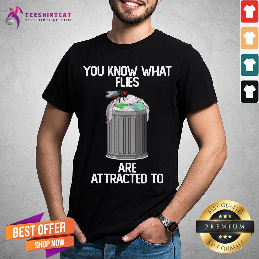 Fly On Mike Pence Debate Flies Attracted To Trash Funny T-Shirt