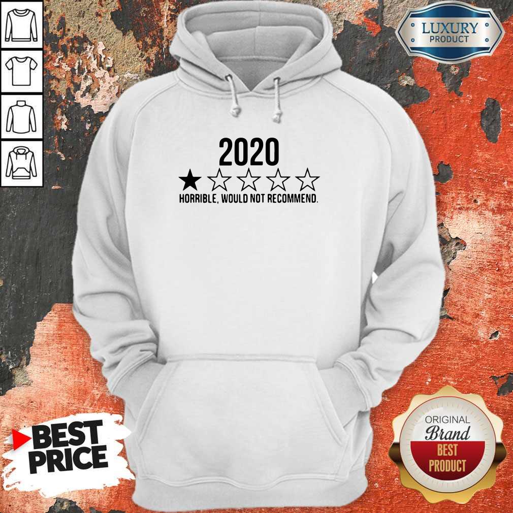 Funny 2020 Horrible Would Not Recommend Shirt