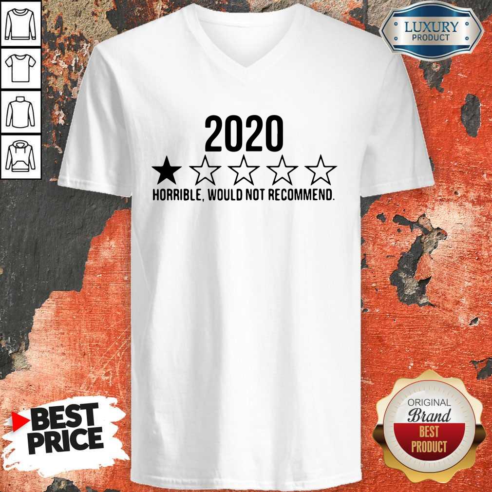Funny 2020 Horrible Would Not Recommend Shirt