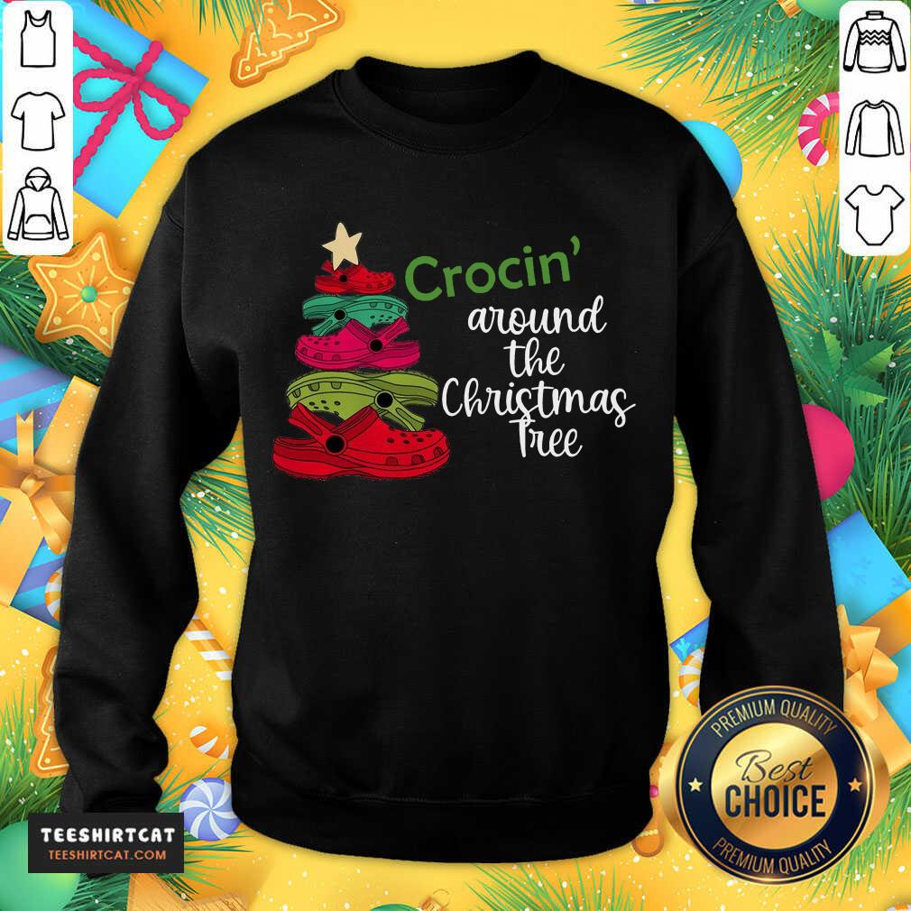 Funny Crocin' Around The Christmas Tree Shirt