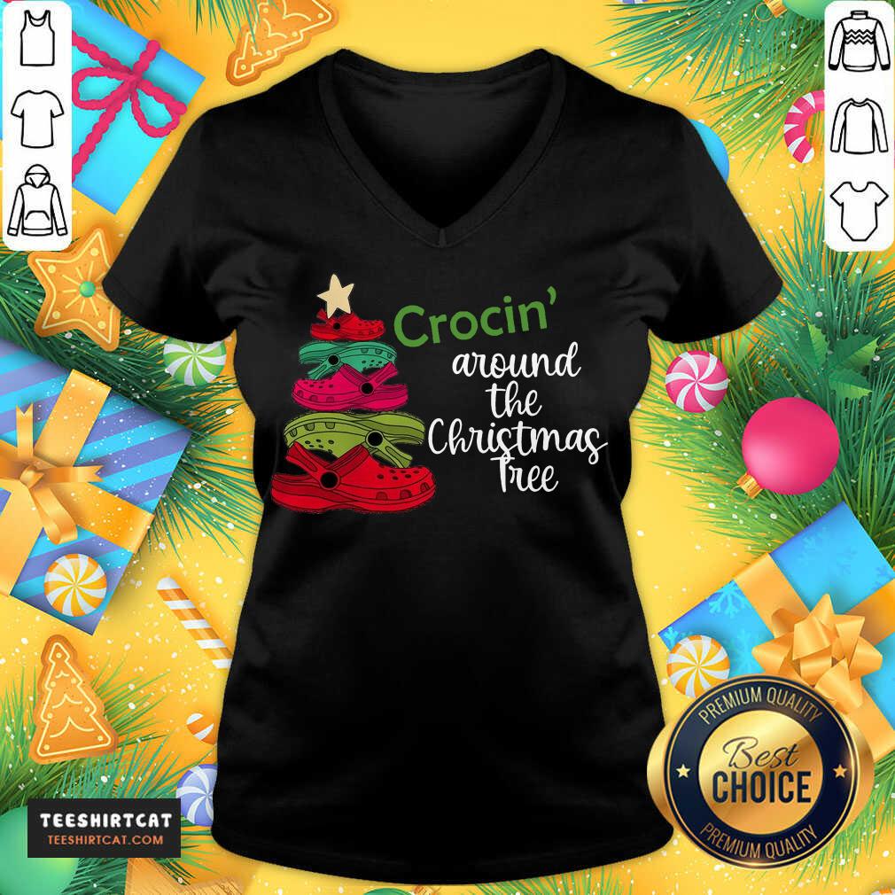 Funny Crocin' Around The Christmas Tree Shirt