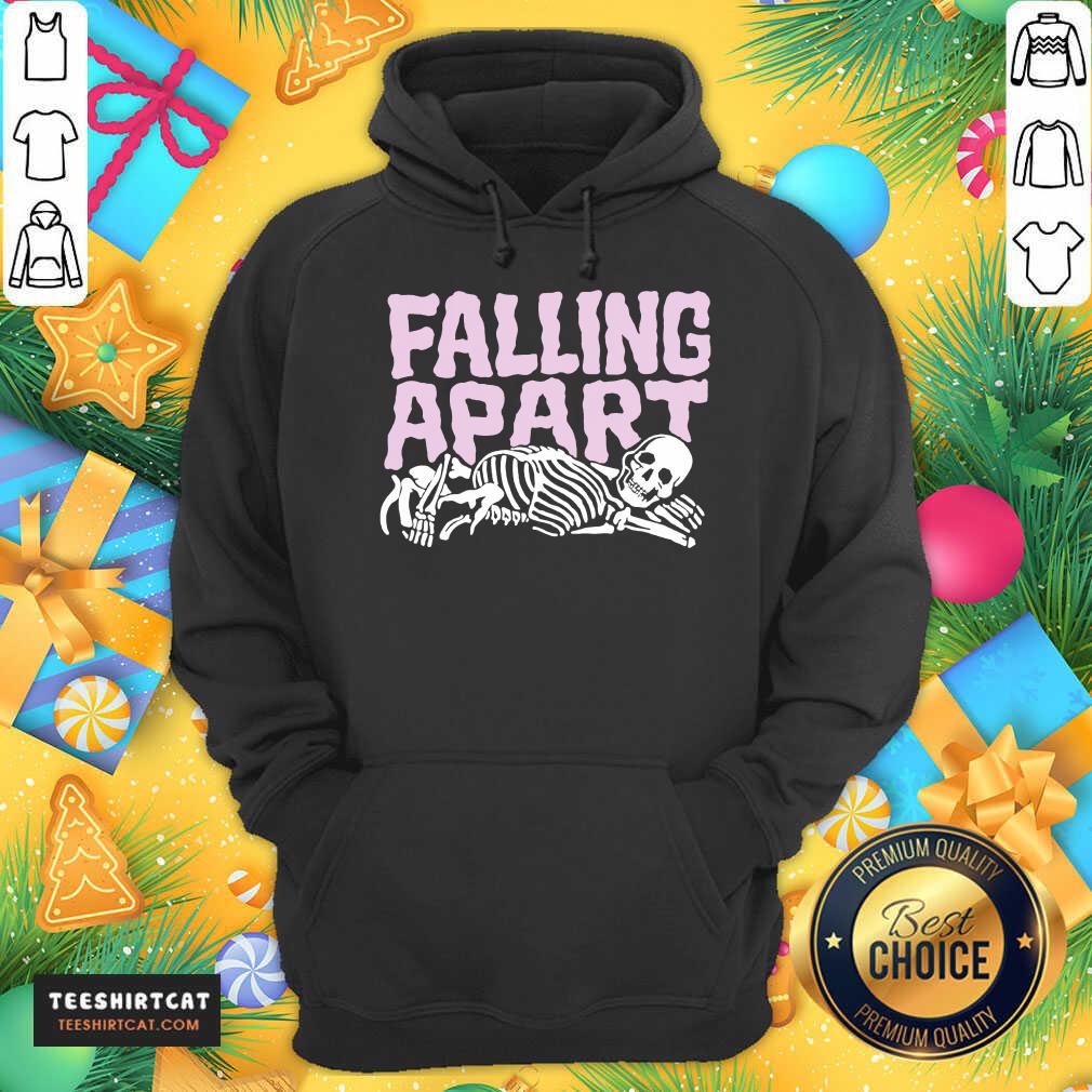 Funny Falling Apart Skeleton Shirt