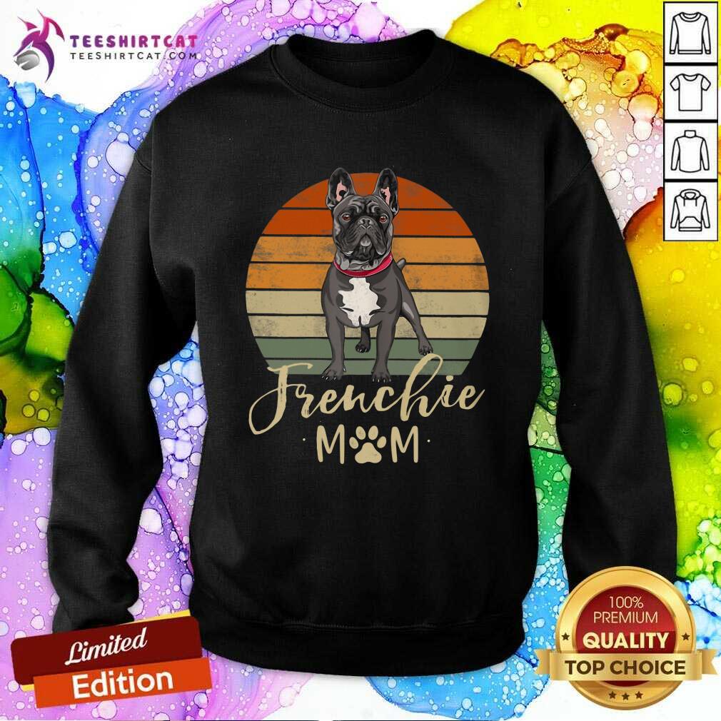 Funny Frenchie Mom Retro Sunset French Bulldog Shirt