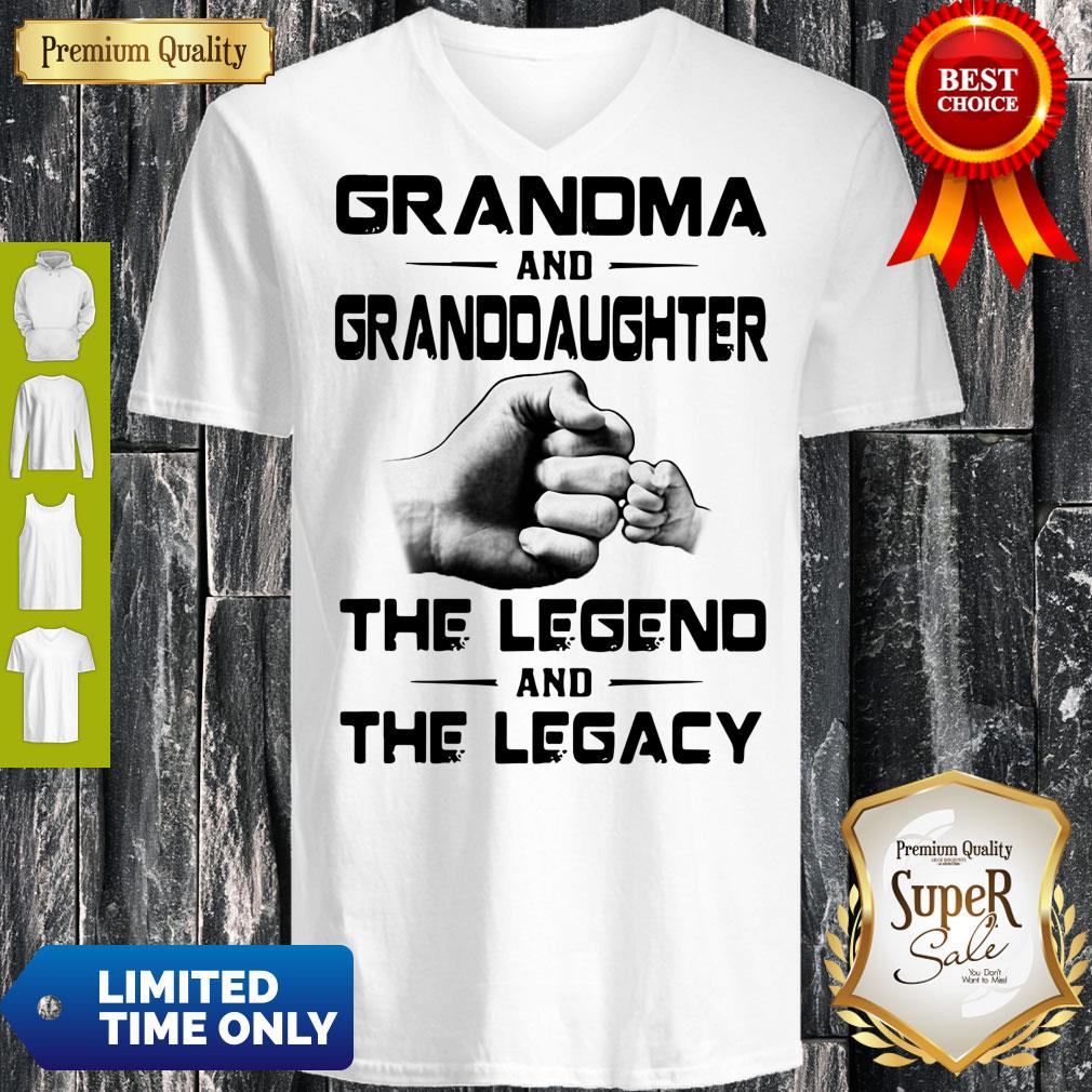 Funny Grandma And Granddaughter The Legend And The Legacy Shirt
