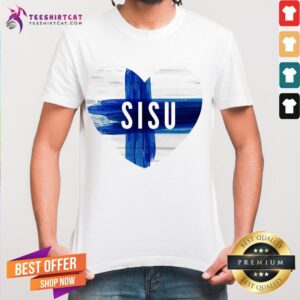 Funny Finnish Heart SISU Shirt