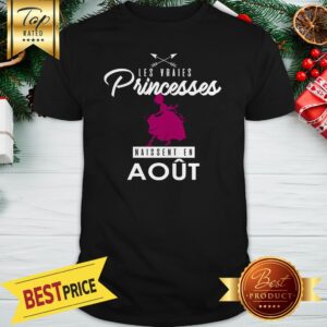 Les Vraies Princesses Naissent En Avril Shirt