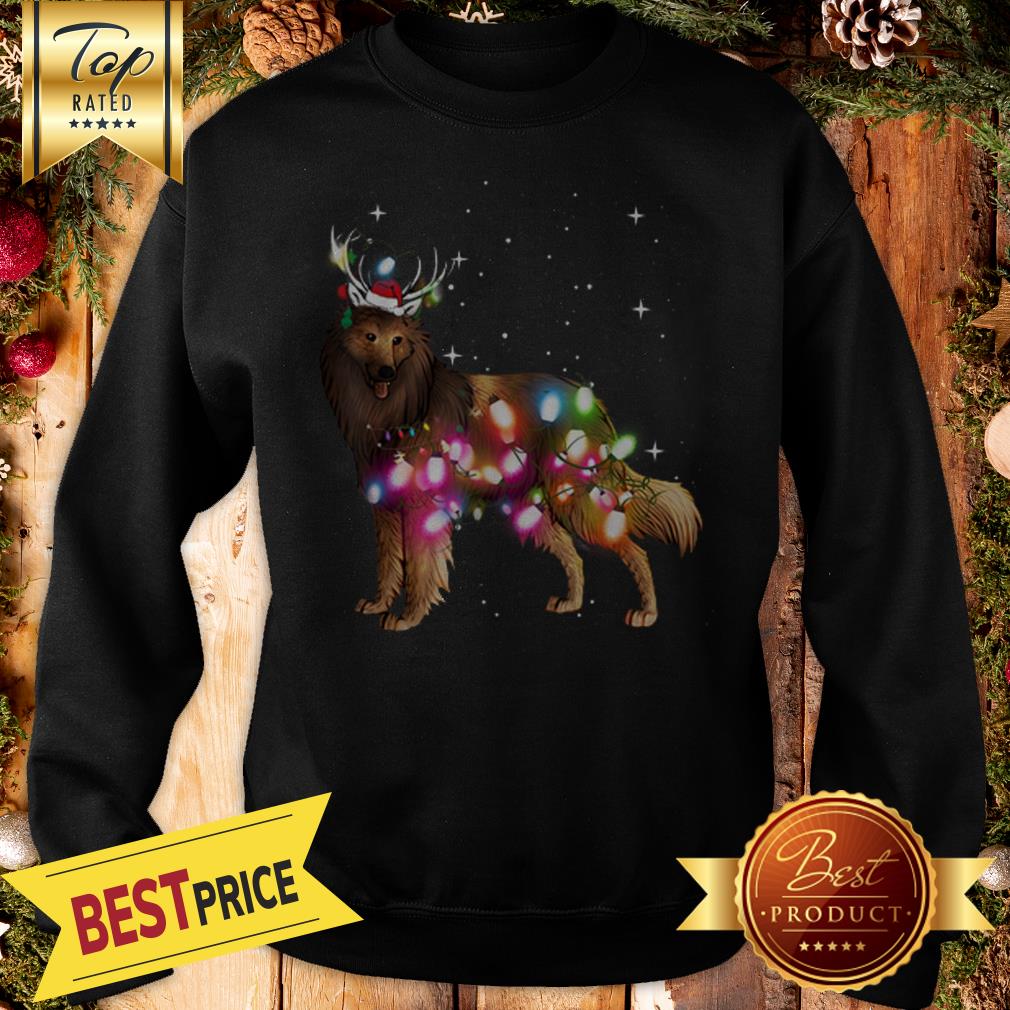 Good Belgian Tervuren Christmas Lights Shirt