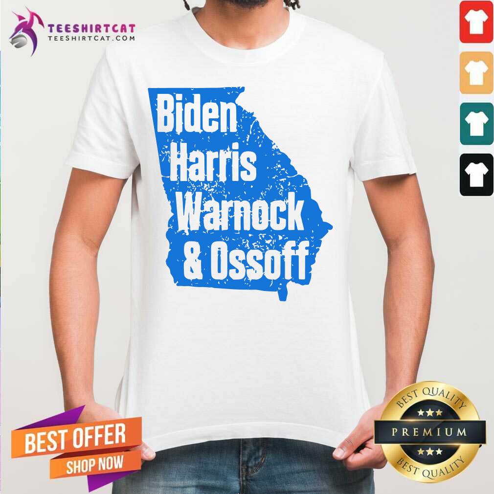 Good Biden Harris Warnock Ossoff Senate Win In Georgia Shirt