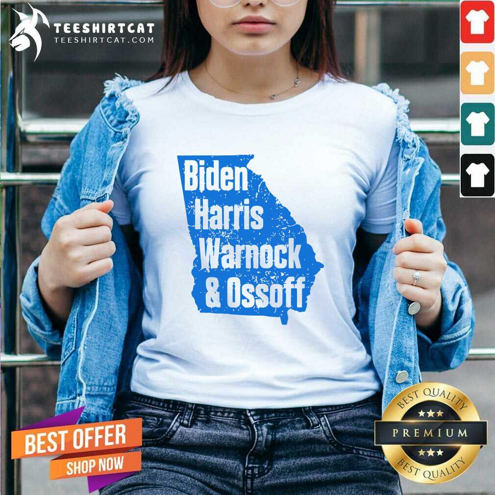 Good Biden Harris Warnock Ossoff Senate Win In Georgia Shirt