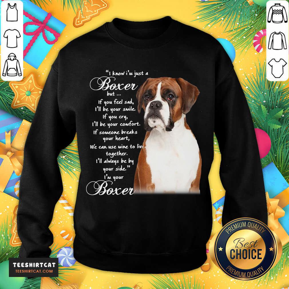 Good I Know I'M Just A Bull Boxer But If You Feel Sad T-Shirt