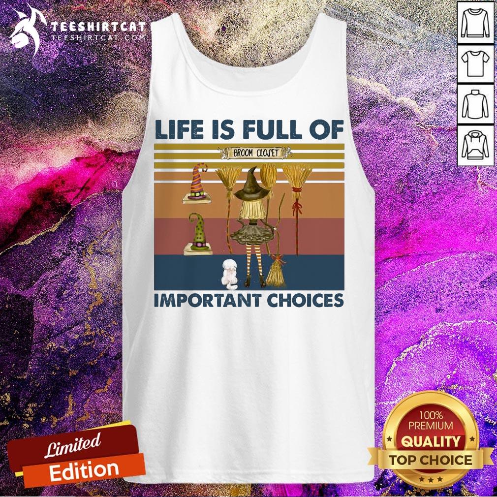 Good Witch Life Is Full Of Important Choices Vintage Shirt