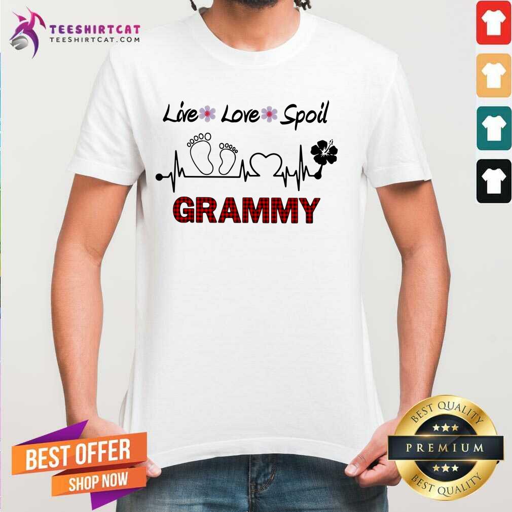Grateful Live Love Spoil Grammy Heartbeat Shirt
