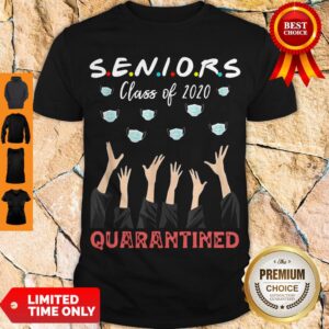 Top Senior Class Of 2020 Graduation Quarantine Social Distancing Shirt