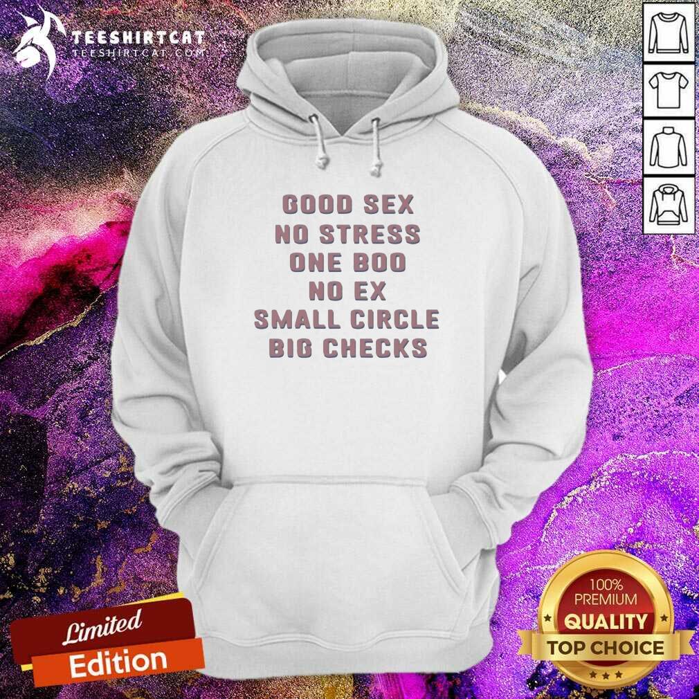 Happy Good Sex No Stress One Boo No Ex Small Circle Big Checks Shirt
