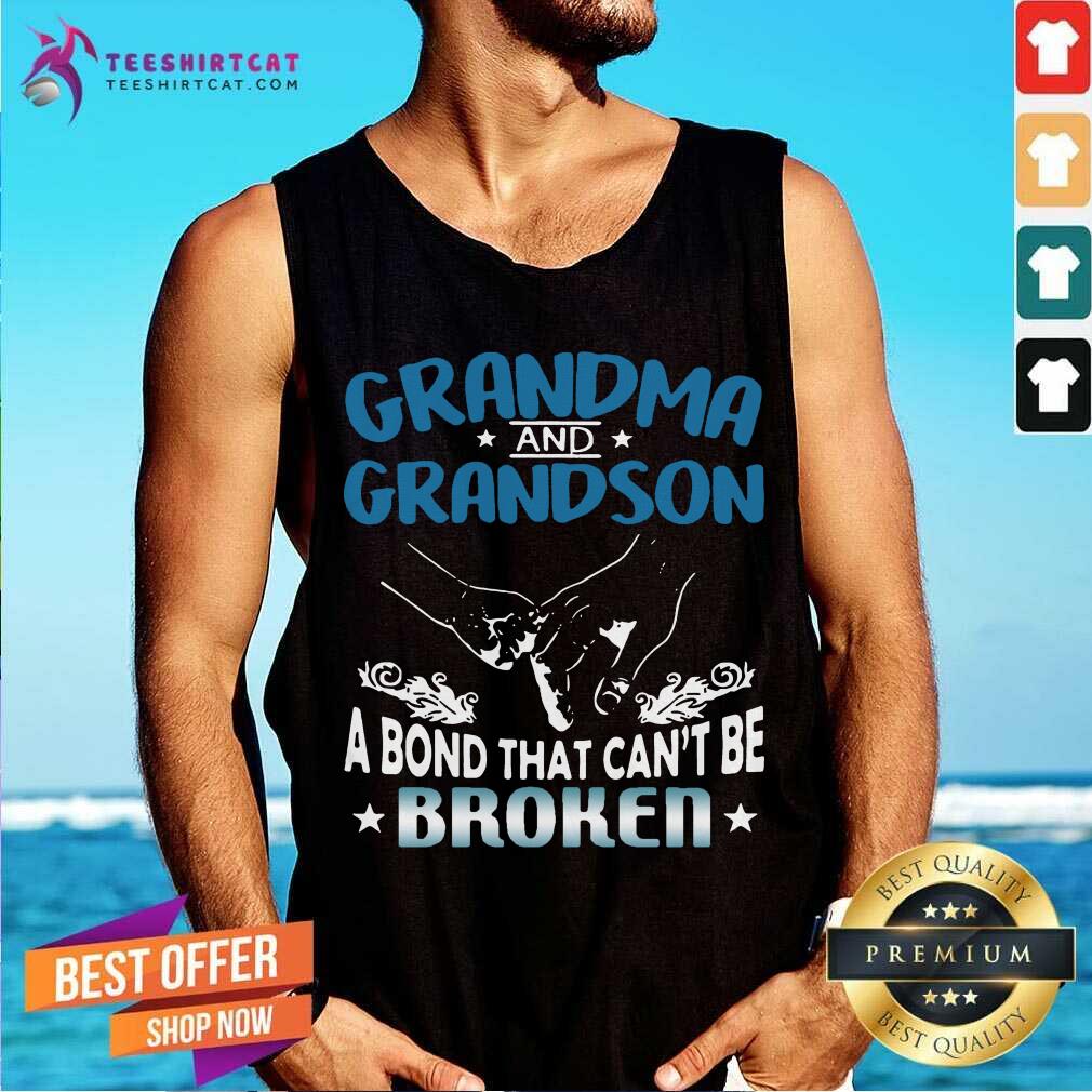 Happy Grandma And Grandson A Bond That Cant Be Broken Shirt