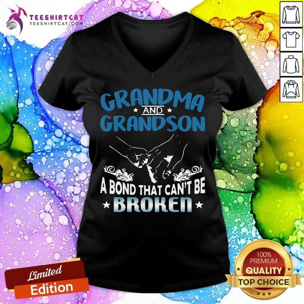Happy Grandma And Grandson A Bond That Cant Be Broken Shirt