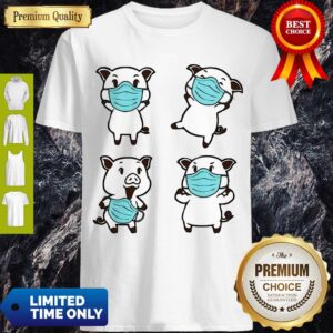 Funny Pig Mask Coronavirus Shirt