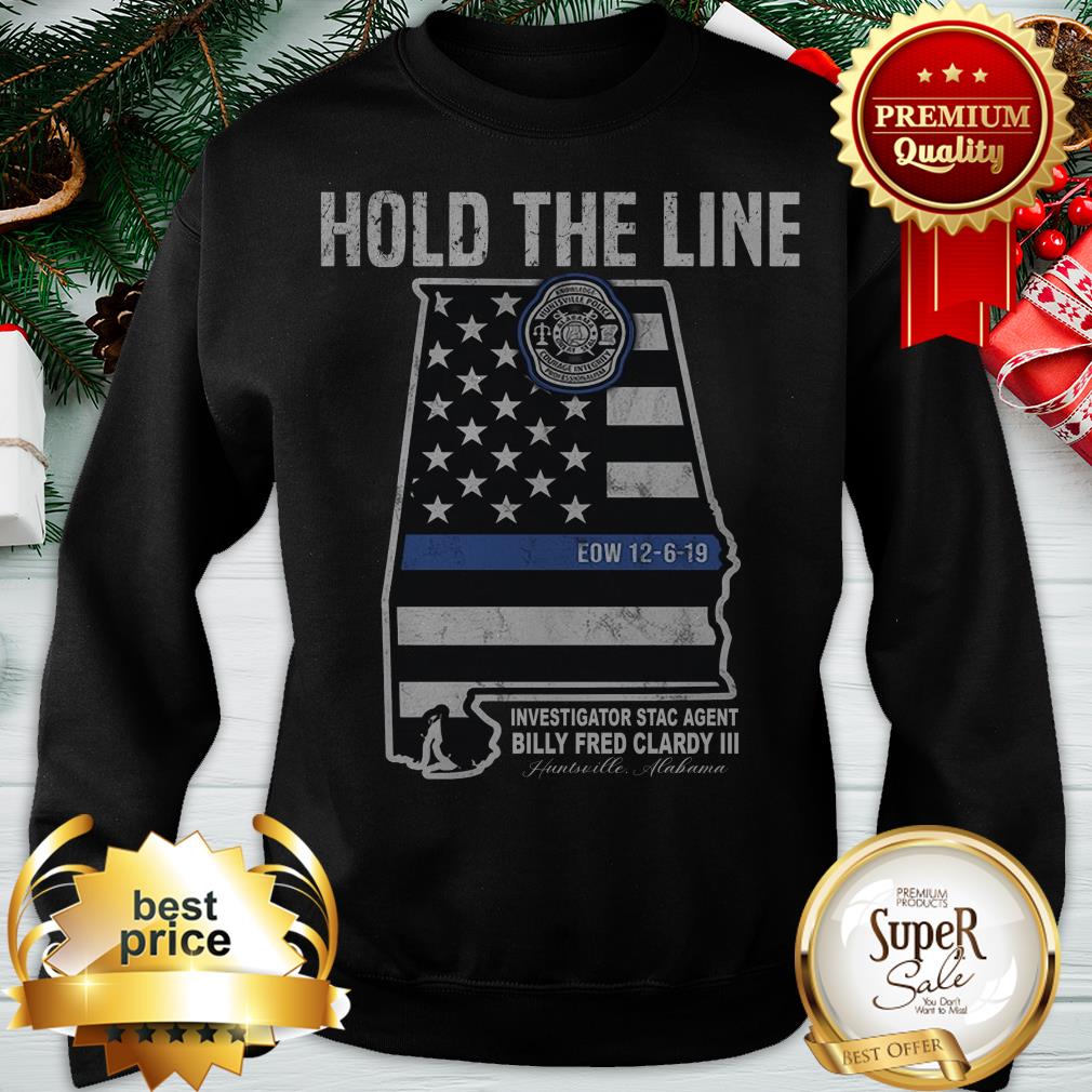 Hold The Line Investigator Stac Agent Billy Fred Clardy III Shirt