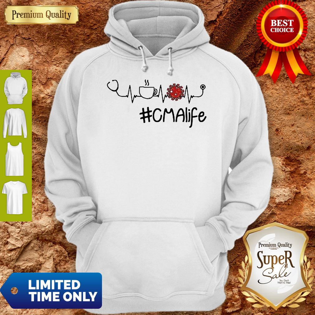 Official Heartbeat Cmalife Stethoscope Coffee Coronavirus Shirt